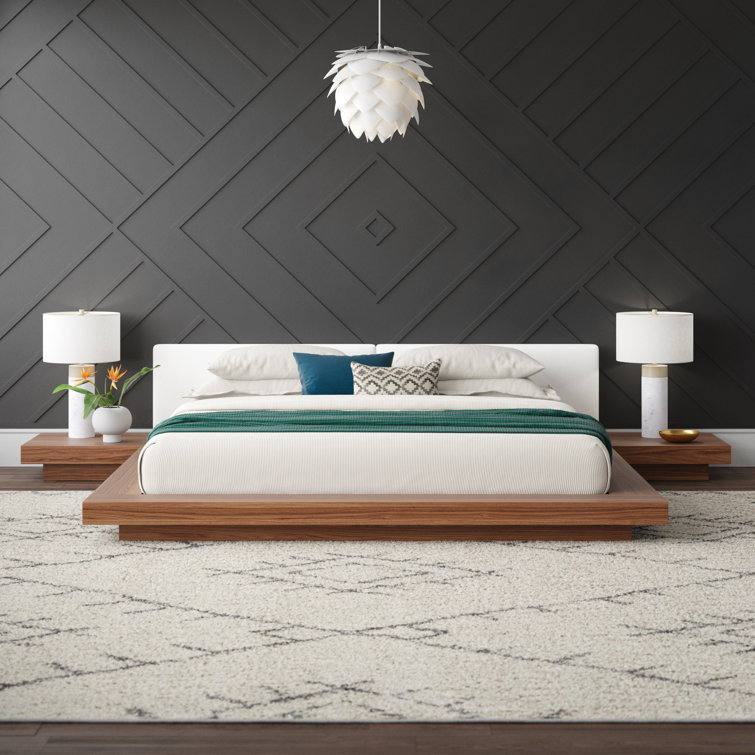 Mercury Row® Noblitt Upholstered Bed & Reviews Wayfair